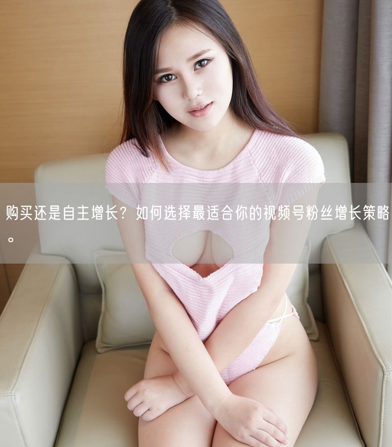 购买还是自主增长？如何选择最适合你的视频号粉丝增长策略。